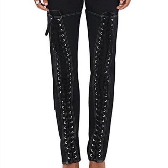 CNTRBND Japan AMBUSH Laced-Layer Jeans $880 MSRP - Picture 2 of 6